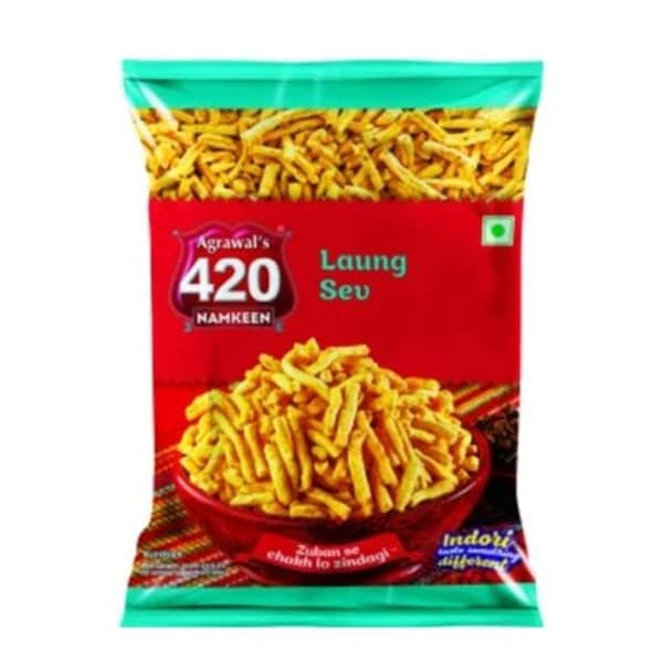 420 AGRAWAL AGRAWAL 420 LAUNG SEV 400GM product image