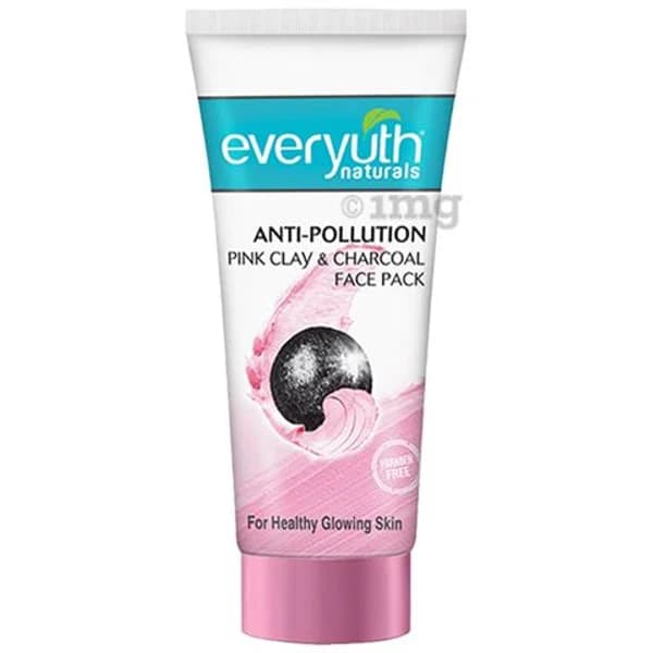 EVERYUTH EVERYUTH PINK CLAY& CHARCOAL FW 50GM product image