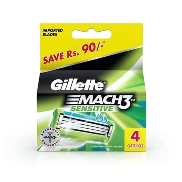 GILLETTE GILLETTE MACH 3 SENSITIVE 4 BLADES product image