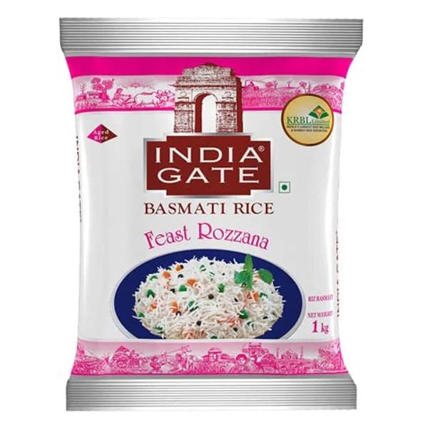 INDIA INDIA GATE FEAST ROZANA 1 KG product image