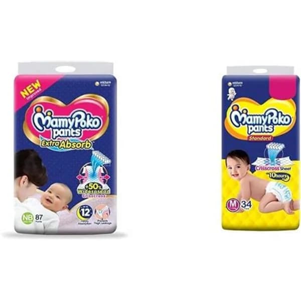 MAMY MAMY POKO PANTS NB 4PC product image