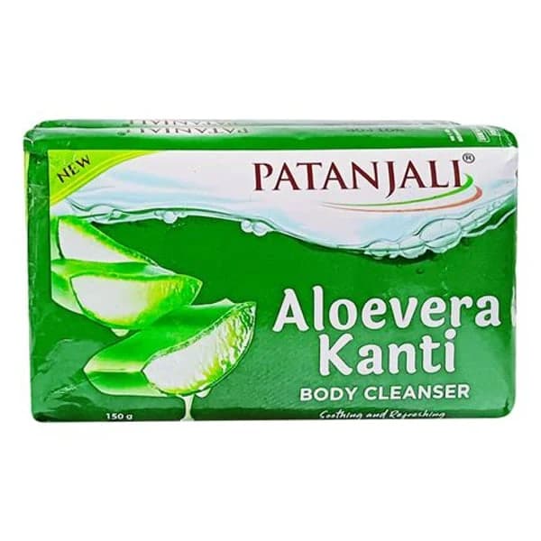 PATANJALI PATANJALI ALOEVERA KANTI SOAP 150GM product image