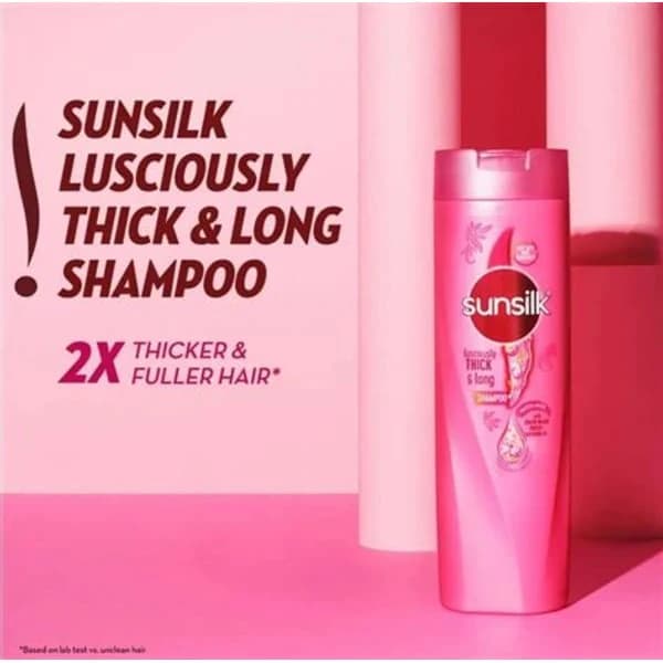 SUNSILK SUNSILK THICK & LONG SHAMPOO 180 ML product image