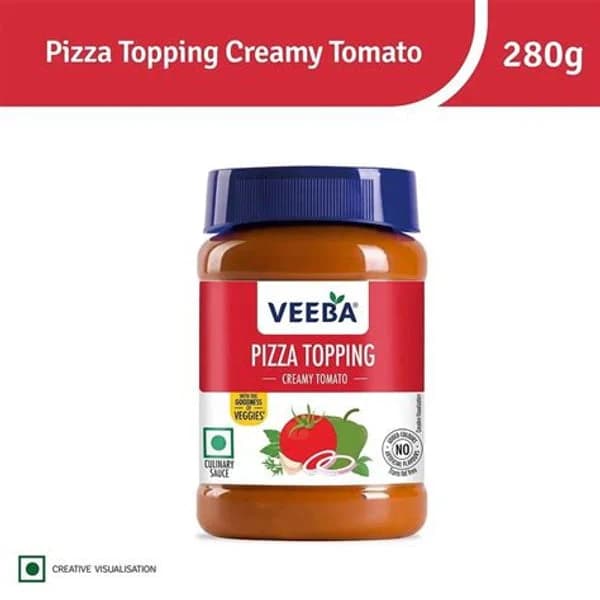 VEEBA VEEBA PIZZA TOPPING 280GM product image