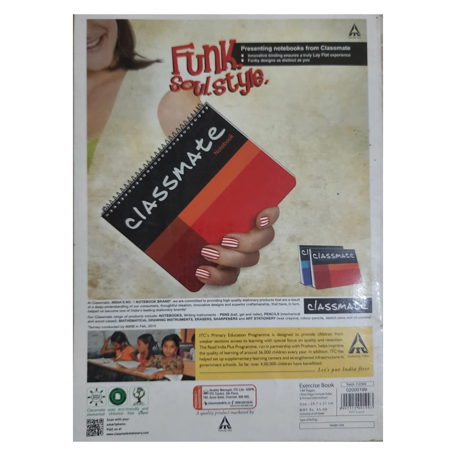 CLASSMATE CLASSMATE SINGLE LINE 140 PAGES product image
