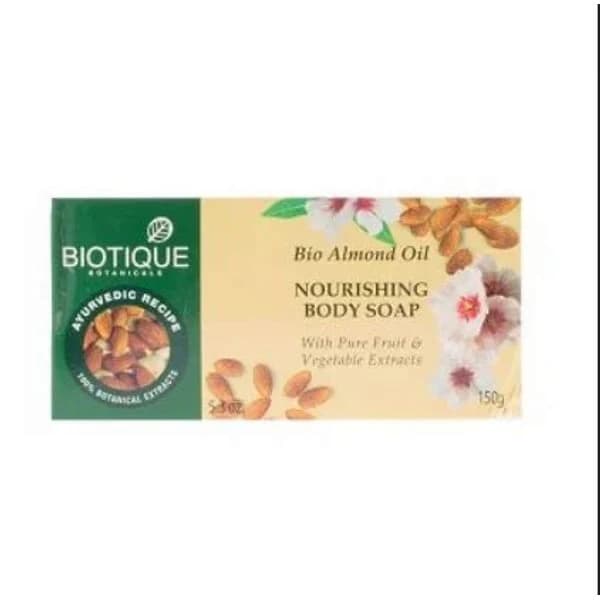 BIOTIQUE BIOTIQUE BIO ALMOND OIL SOAP 150GM product image