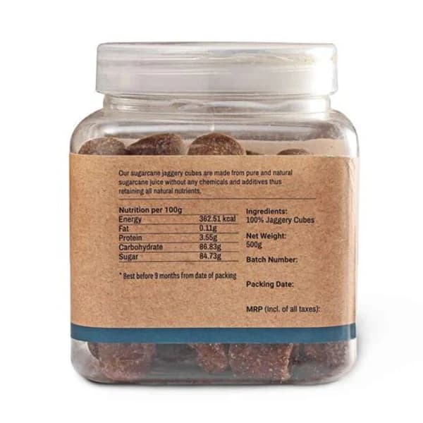 CONSCIOUS CONSCIOUS FOOD JAGGERY CUBES 500GM product image