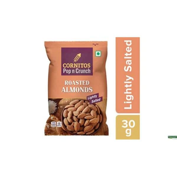 CORNITOS CORNITOS ROASTED ALMONDS LS 200GM product image