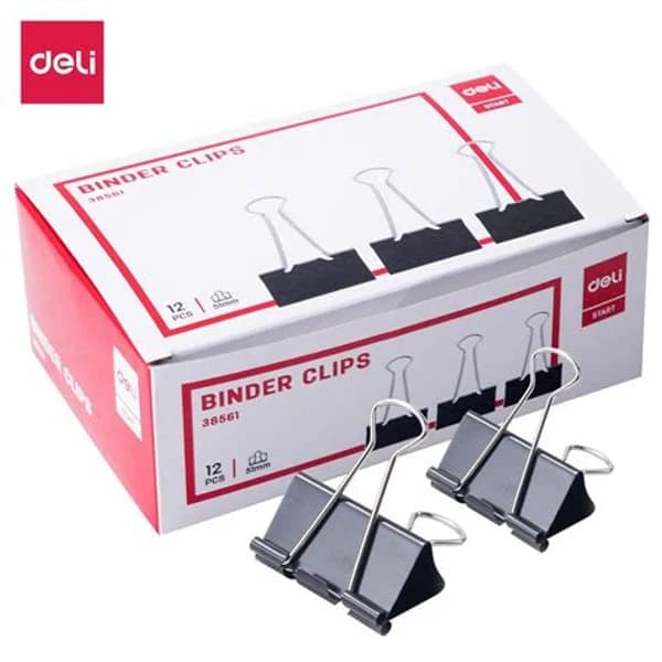 DELI DELI BINDER CLIPS 51MM SINGLE product image