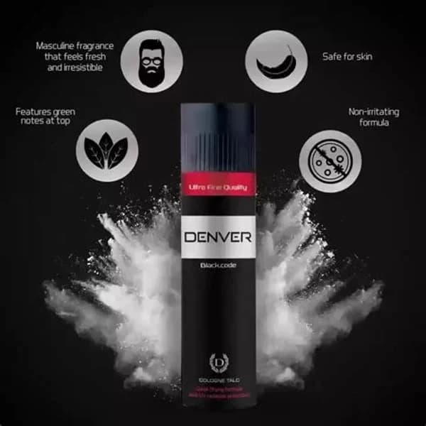DENVER DENVER TALC BLACK CODE 100GM product image