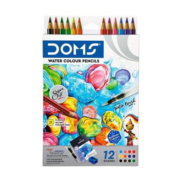 DOMS DOMS AQUA 12 WATERCLR PENCILS product image