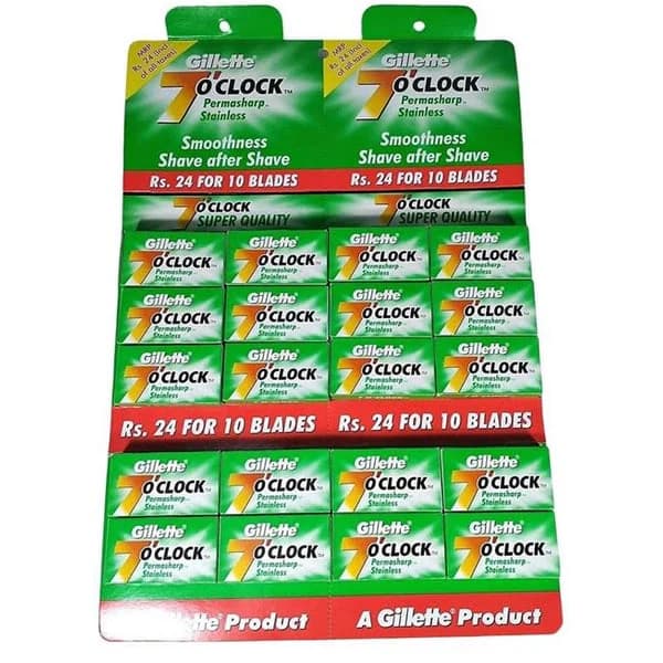 GILLETTE GILLETTE 7 O CLOCK SP BLADES product image