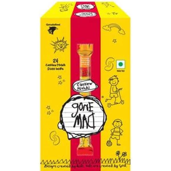 GONE GONE MAD CASHEW MITHAI WAFER ROLL product image