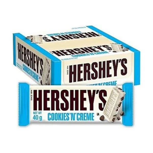 HERSHEYS HERSHEYS COOKIS N CREME BAR 40G product image