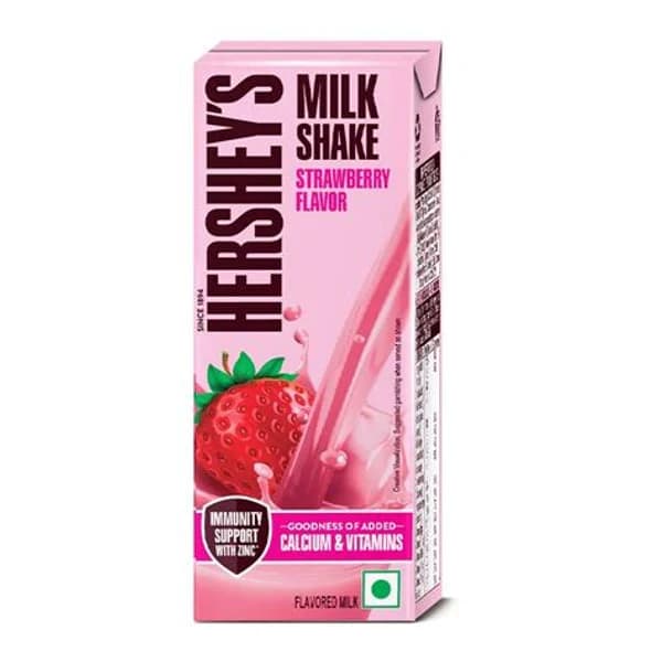 HERSHEYS HERSHEYS MILK SHAKE STRAWBERRY 180ML product image