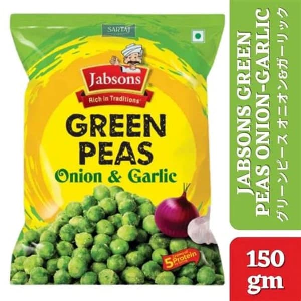 JABSONS JABSONS GREEN PEACE ONION&GARLIC 150GM product image