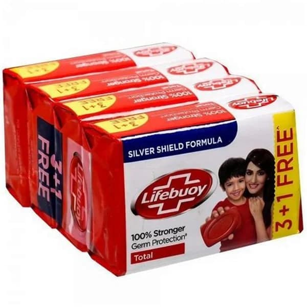 LIFEBUOY LIFEBUOY TOTAL SOAP 125X4+1 product image