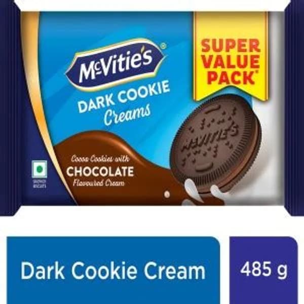 MCVITIES MCVITIES DARK COOKIE CREAM product image