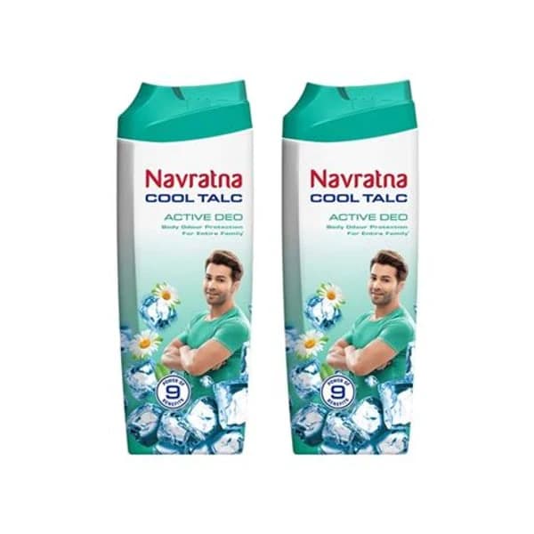NAVRATNA NAVRATNA COOL TALC ACTIVE DEO 100 GM product image