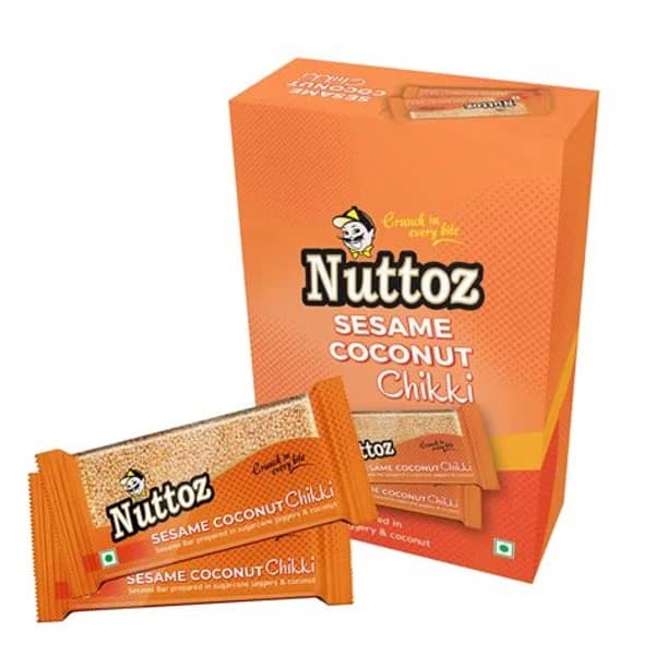 NUTTOZ NUTTOZ CHIKKI PEANUT 35GM product image