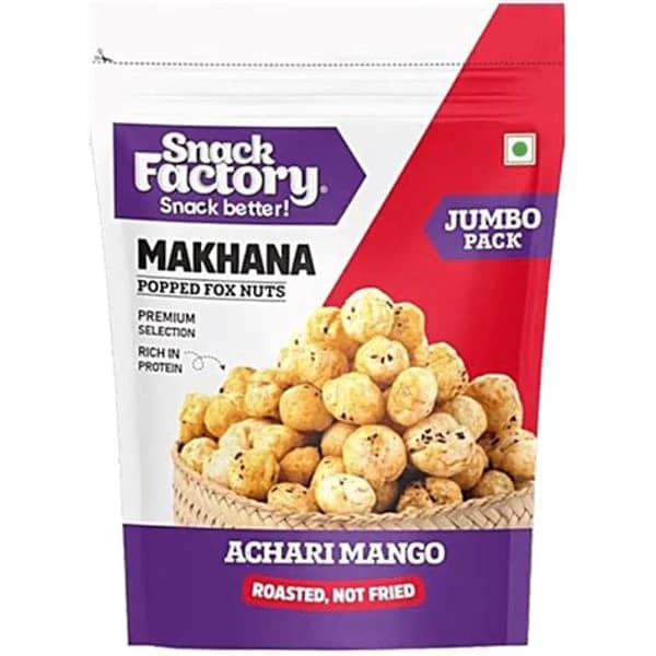 SNACK SNACK FACTORY MAKHANA ACHARI MANGO 18GM product image