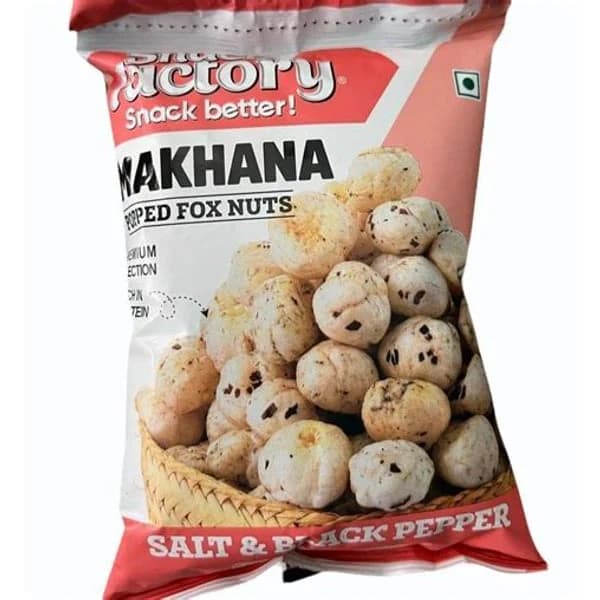 SNACK SNACK FACTORY MAKHANA BLACK PEPPER product image