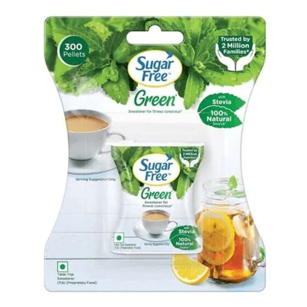 SUGAR FREE SUGAR FREE GREEN 100 PELLETS 10GM product image