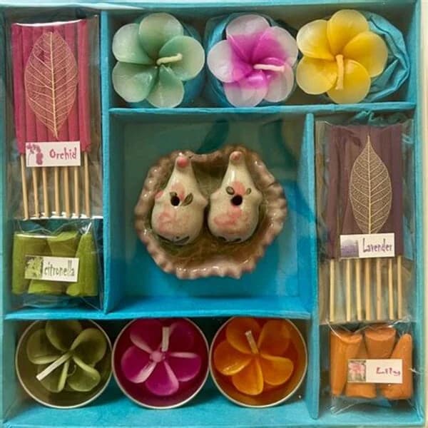 THAILAND THAILAND CANDLE SET BLUE YELLOW product image