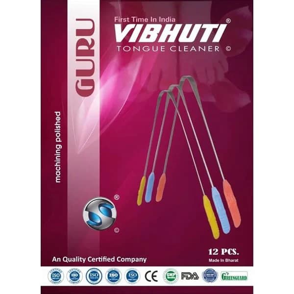 TONGUE TONGUE CLEANER PLASTIC HANDLE product image