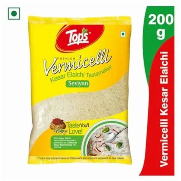 TOPS TOPS CUT SEVAIYA KESAR ELAICHI 200 GM product image