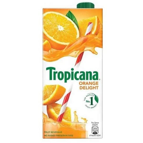 TROPICANA TROPICANA ORANGE DELIGHT 1LT BOTT. product image