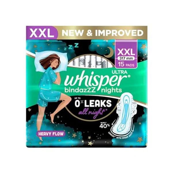 WHISPER WHISPER BINDAZZ NIGHTS XXL+6 PADS product image