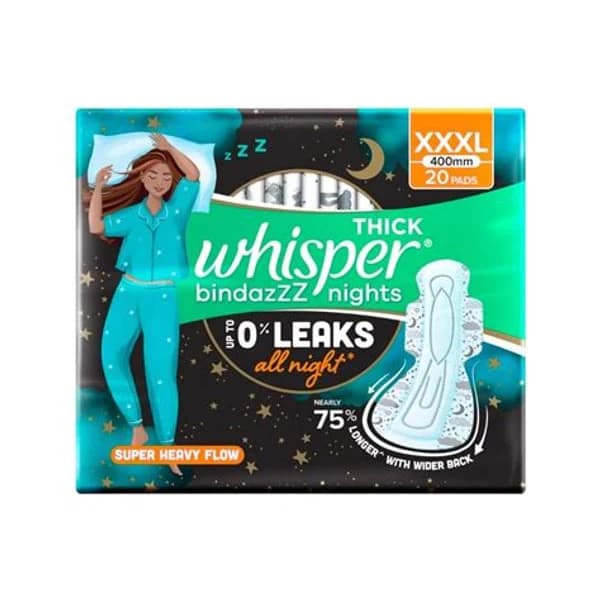 WHISPER WHISPER BINDAZZ XXXL 20 PADS product image