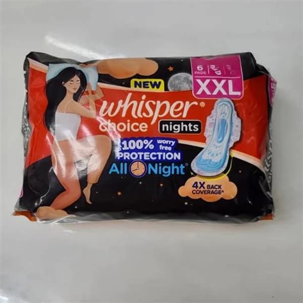 WHISPER WHISPER CHOICE ALL NIGHT XXL 6PADS product image