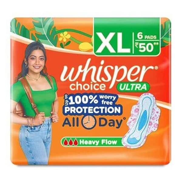 WHISPER WHISPER CHOICE REG 6PADS product image