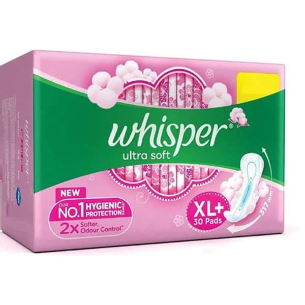 WHISPER WHISPER SOFT PINK XL+6PADS product image