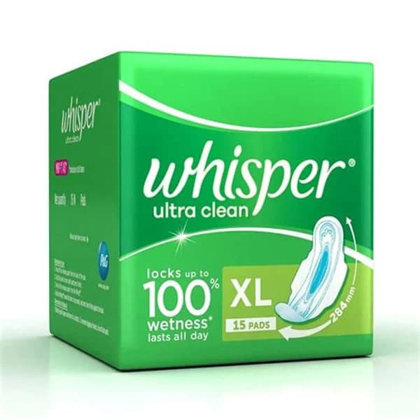 WHISPER WHISPER ULTRA CLEAN XL 15 PADS product image