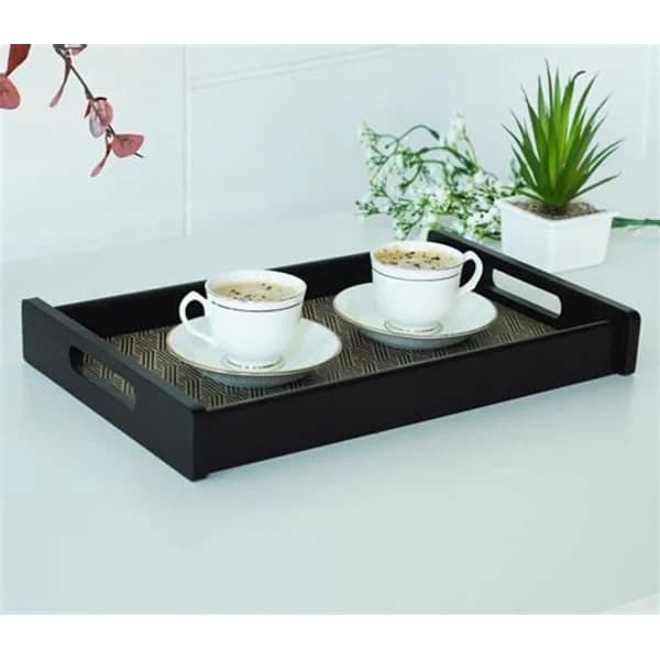 WOODEN WOODEN GLASS TRAY BIG product image
