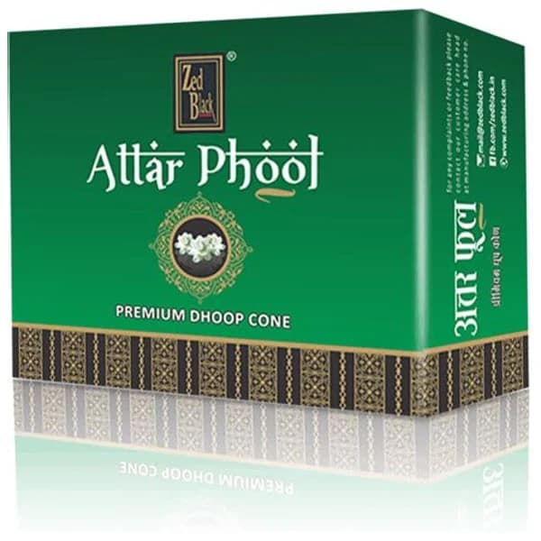 ZED BLACK ZED BLACK ATTAR PHOOL DHOOP CONE 125GM product image