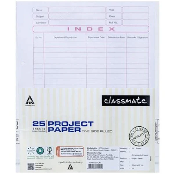 CLASSMATE CLASSMATE SINGLE LINE INTERLEAF 172PAGES product image