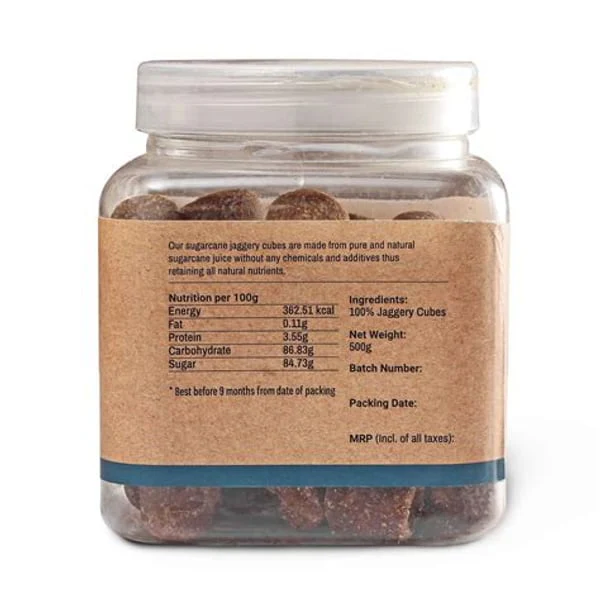 CONSCIOUS CONSCIOUS FOOD JAGGERY CUBES 500GM product image