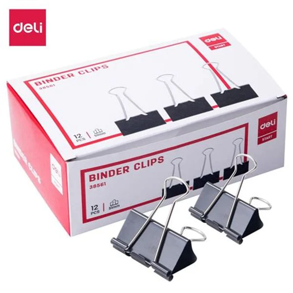 DELI DELI BINDER CLIPS 51MM SINGLE product image