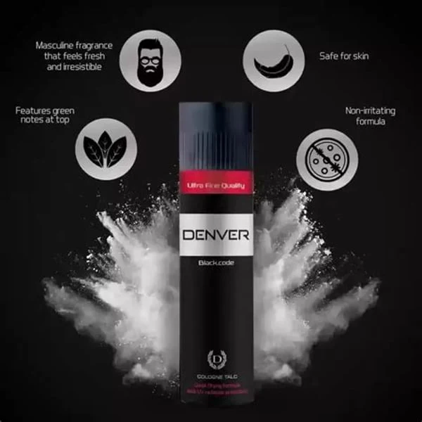 DENVER DENVER TALC BLACK CODE 100GM product image