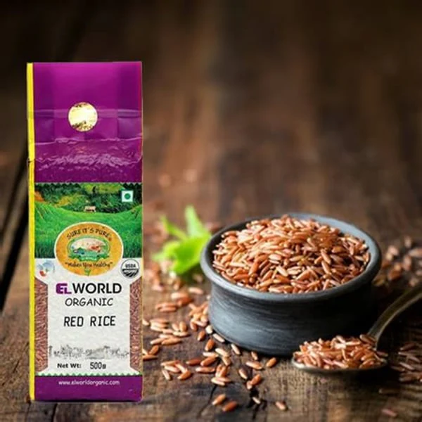 EL WORLD EL WORLD ORGANIC RED RICE 500GM product image
