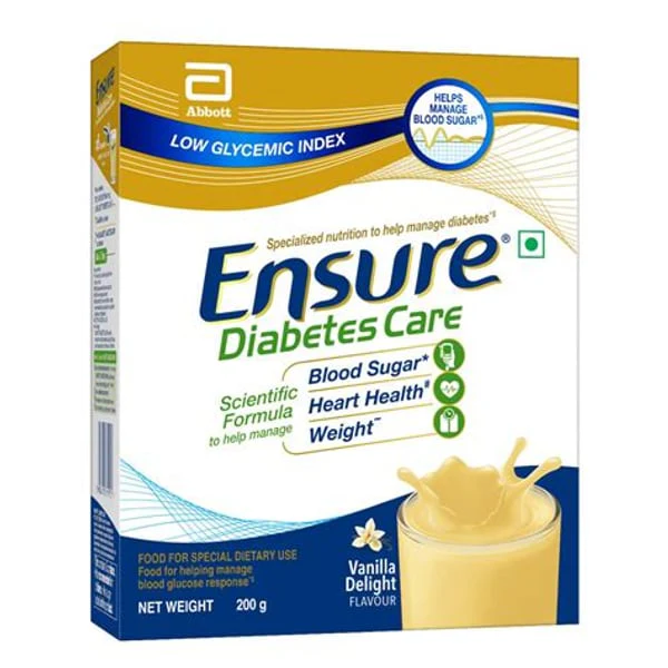 ENSURE ENSURE DIABETICS CARE VANILLA 200GM product image