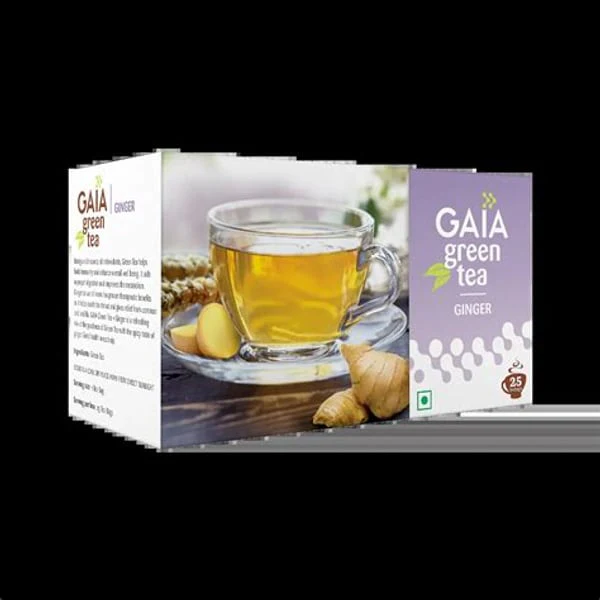 GAIA GAIA GREEN TEA GINGER 25BAGS product image