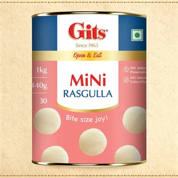 GITS GITS MINI RASGULLA 200GM product image