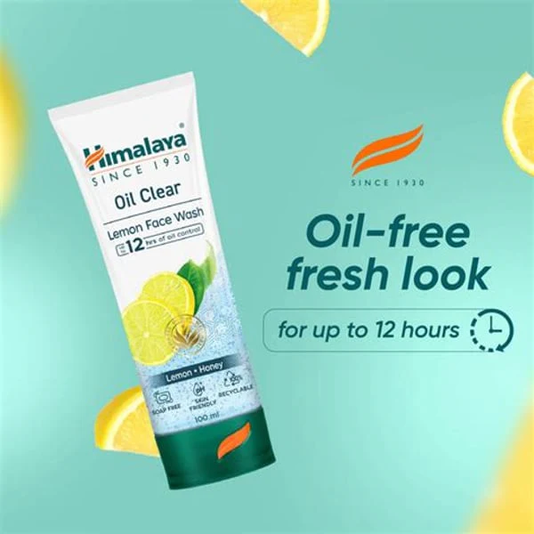 HIMALAYA HIMALAYA OIL CLEAR LEMON FACE WASH 100ML product image