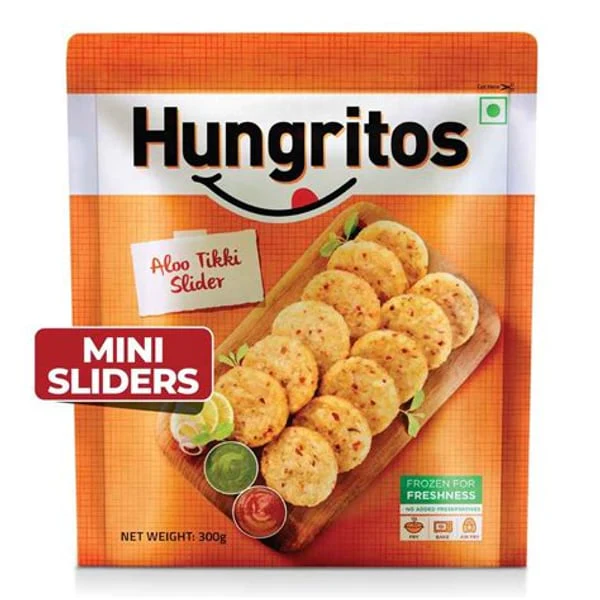 HUNGRITOS HUNGRITOS ALOO TIKKI SLIDER 350GM product image