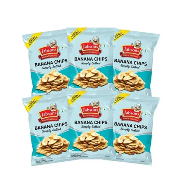 JABSONS JABSONS BANANA CHIPS SIMPLY SALTED 150GM product image